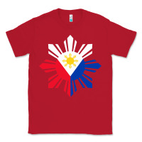 Red philippine flag hoodie pinoy flag filipino shirt pinoy sun Classic Tee - linhVisuals