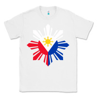 White philippine flag hoodie pinoy flag filipino shirt pinoy sun Classic Tee - linhVisuals