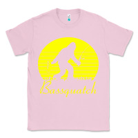 Bubblegum Pink bassquatch bigfoot Classic Tee - linhVisuals