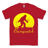 Red bassquatch bigfoot Classic Tee - linhVisuals