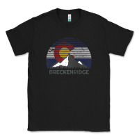 Breckenridge Colorado X Co Flag Mountain Peak Raglan Baseball Tee Classic Tee | Teevron