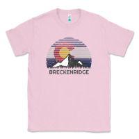 Bubblegum Pink breckenridge colorado x co flag mountain peak raglan baseball tee Classic Tee - linhVisuals