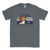 Charcoal Heather breckenridge colorado x co flag mountain peak raglan baseball tee Classic Tee - linhVisuals
