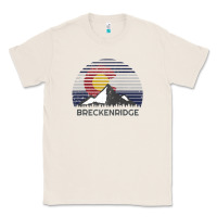 Natural breckenridge colorado x co flag mountain peak raglan baseball tee Classic Tee - linhVisuals