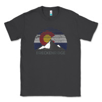 Smoke breckenridge colorado x co flag mountain peak raglan baseball tee Classic Tee - linhVisuals