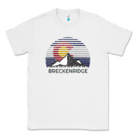 White breckenridge colorado x co flag mountain peak raglan baseball tee Classic Tee - linhVisuals