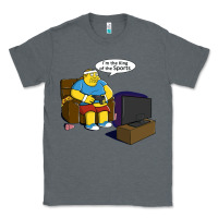 Charcoal Heather the king of the sports Classic Tee - linhVisuals