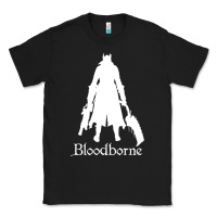 Black bloodborne zipped Classic Tee - linhVisuals