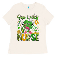 Bone one lucky nurse Ladies Tee - Artiststas