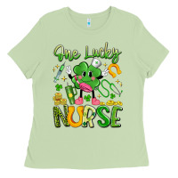 Matcha one lucky nurse Ladies Tee - Artiststas