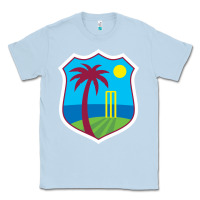 Dusty Blue west indies cricket Classic Tee - linhVisuals