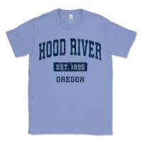 Colony Blue hood river oregon or vintage sports established navy design t shirt Classic Tee - linhVisuals