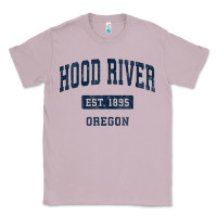 Lilac hood river oregon or vintage sports established navy design t shirt Classic Tee - linhVisuals