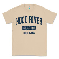 Mushroom hood river oregon or vintage sports established navy design t shirt Classic Tee - linhVisuals
