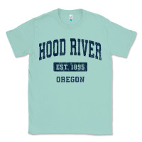Seafoam hood river oregon or vintage sports established navy design t shirt Classic Tee - linhVisuals
