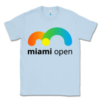 Dusty Blue miami open Classic Tee - linhVisuals