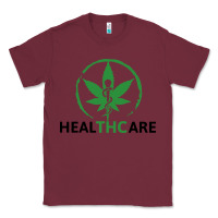 Burgundy healthcare thc marijuana cannabis medical Classic Tee - linhVisuals