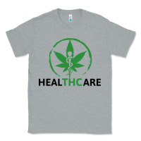 Heather Grey healthcare thc marijuana cannabis medical Classic Tee - linhVisuals