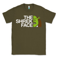 Army Green the shrek face Classic Tee - linhVisuals