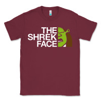 Burgundy the shrek face Classic Tee - linhVisuals