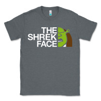 Charcoal Heather the shrek face Classic Tee - linhVisuals