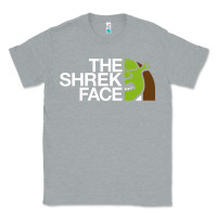 Heather Grey the shrek face Classic Tee - linhVisuals