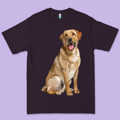 Labrador Retriever Llustrations Premium Tee Designed By Lillyallendesigns
