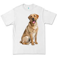 White Labrador Retriever llustrations Premium Tee - LillyAllenDesigns