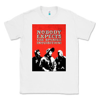 White nobody expects the spanish inquisition Classic Tee - linhVisuals