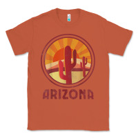 Copper arizona cactus sunset scene graphic t shirt Classic Tee - linhVisuals