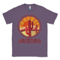 Lavender arizona cactus sunset scene graphic t shirt Classic Tee - linhVisuals