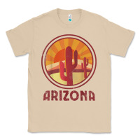 Mushroom arizona cactus sunset scene graphic t shirt Classic Tee - linhVisuals