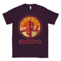 Plum arizona cactus sunset scene graphic t shirt Classic Tee - linhVisuals