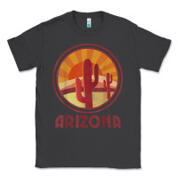 Smoke arizona cactus sunset scene graphic t shirt Classic Tee - linhVisuals