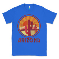True Royal arizona cactus sunset scene graphic t shirt Classic Tee - linhVisuals