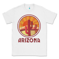 White arizona cactus sunset scene graphic t shirt Classic Tee - linhVisuals