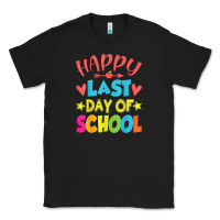 Black happy last day of school teacher boys girls school last day Classic Tee - linhVisuals