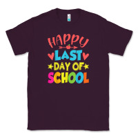 Plum happy last day of school teacher boys girls school last day Classic Tee - linhVisuals