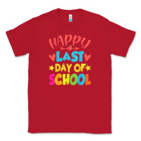 Red happy last day of school teacher boys girls school last day Classic Tee - linhVisuals