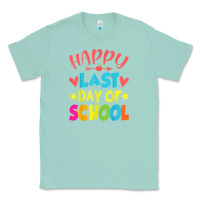 Seafoam happy last day of school teacher boys girls school last day Classic Tee - linhVisuals