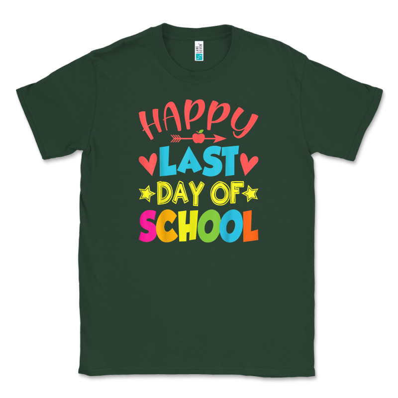 Happy Last Day Of School Teacher Boys Girls School Last Day Classic Tee by linhVisuals | Teevron