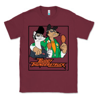 Burgundy buddy thunderstruck friend Classic Tee - linhVisuals