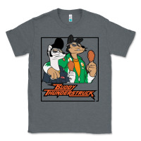 Charcoal Heather buddy thunderstruck friend Classic Tee - linhVisuals