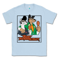 Dusty Blue buddy thunderstruck friend Classic Tee - linhVisuals
