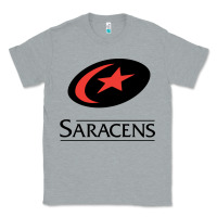 Heather Grey saracens Classic Tee - linhVisuals
