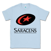 Dusty Blue saracens Classic Tee - linhVisuals