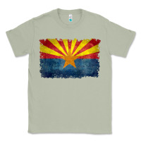 Matcha arizona flag in grungy style raglan baseball tee Classic Tee - linhVisuals