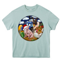 Arona Farm And Pig Heavy Core Tee - FaDigitalArtStudio