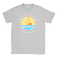 Moon Dust cayman islands retro colorful ocean sunset palm tree novelty Classic Tee - linhVisuals