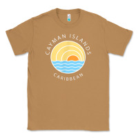Toasted Coconut cayman islands retro colorful ocean sunset palm tree novelty Classic Tee - linhVisuals